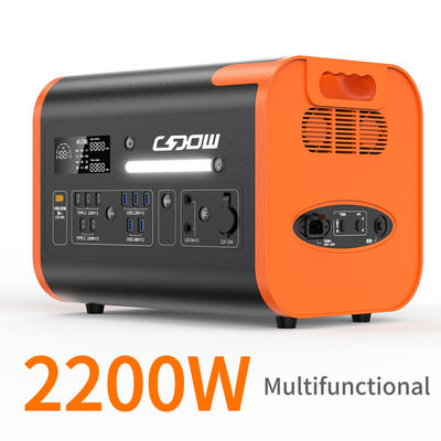 Estação de energia portátil personalizada de 120 V 2000 W AC Pure Sine Wave