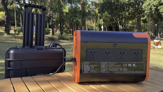 Sistema de armazenamento de energia 3000W Fornecedor de energia móvel com poleia de vara de puxação Estação de energia de emergência exterior interior