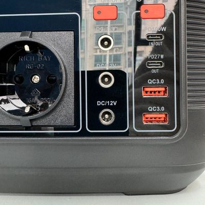 576wh Estação de Energia Portátil 110V 220V 600W Gerador Solar