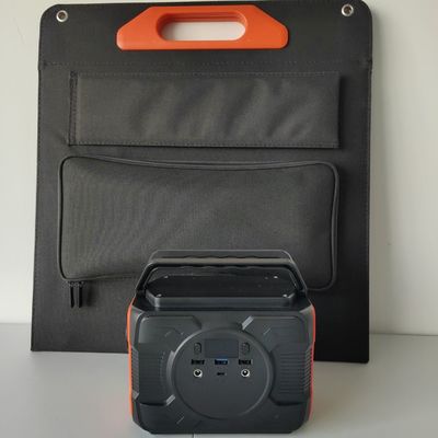 Gerador solar leve de 200 W com baixa taxa de descarga e capacidade de bateria de 48000 mAh