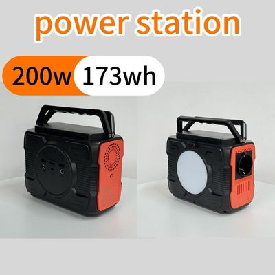 Estação eléctrica portátil de 110 V/220 V Gerador solar móvel de 200 W