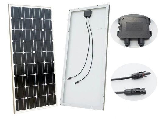 Materiais de cristal único painéis solares fotovoltaicos 500W para sistemas de iluminação solar