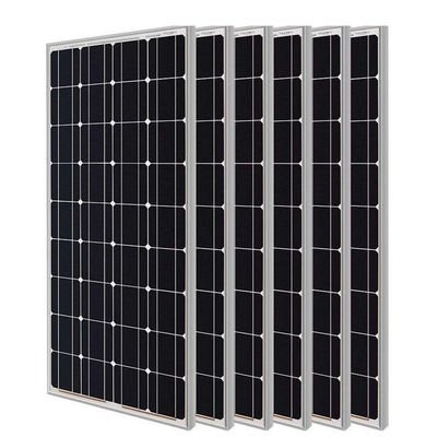 100W32 módulo fotovoltaico de silício monocristalino painel solar com estrutura de alumínio adequado para casa RV Marine