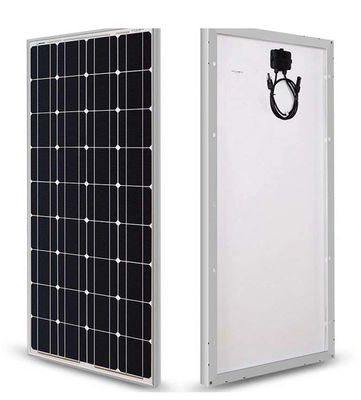 100W32 módulo fotovoltaico de silício monocristalino painel solar com estrutura de alumínio adequado para casa RV Marine