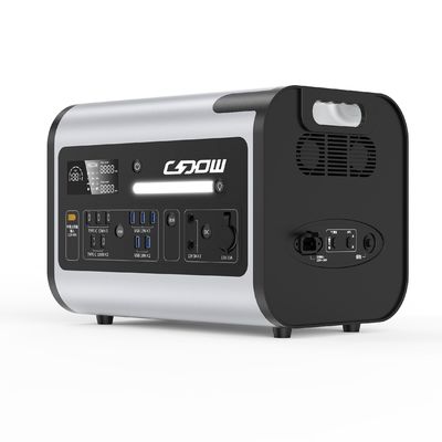 Estação de energia solar 220V AC saída fonte de alimentação portátil preto frequência de saída 50/60Hz