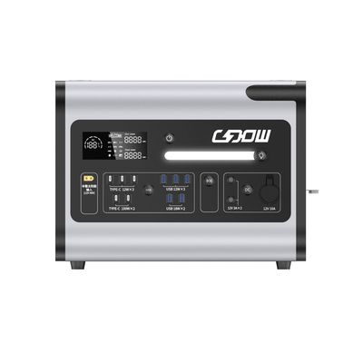 Estação de energia solar 220V AC saída fonte de alimentação portátil preto frequência de saída 50/60Hz