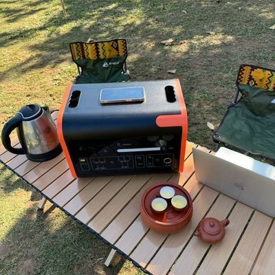 800W entrada solar LiFePO4 2200W fonte de alimentação portátil para situações de emergência ao ar livre
