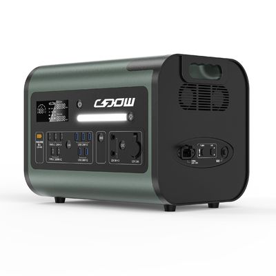 Armazenamento de energia móvel de emergência em ambientes fechados 2000W Estação de energia portátil Frequência 50±0.5Hz