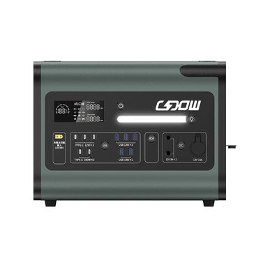 LiFePO4 Bateria de lítio 2200W AC Gerador solar Estação de energia portátil para emergência