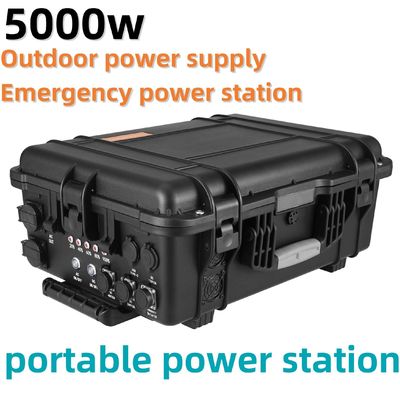 Gerador solar de bateria de lítio portátil multifuncional de 3000W/4000W/5000W para uso externo