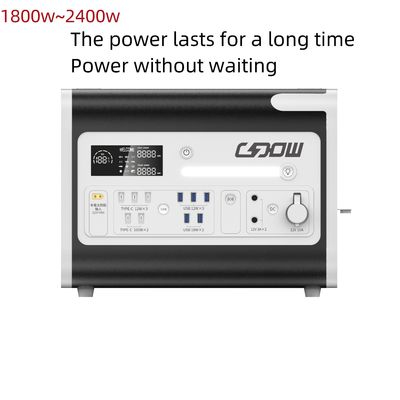LiFePO4 Gerador de Estação de Energia Solar Móvel de 2200W para Sistema de Energia Externa e Doméstica