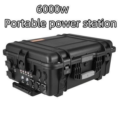 6000W Estação de energia solar de grande capacidade Potência de saída 100-120V-3000W50Hz/60Hz