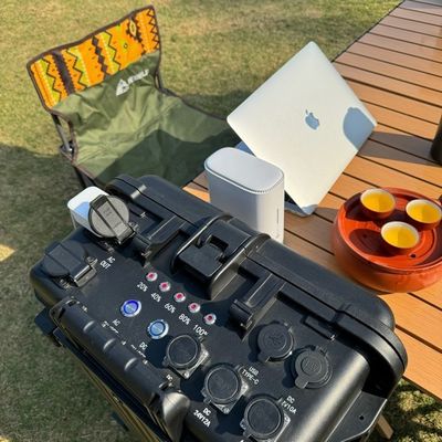 Gerador solar portátil de células de lítio LiFePO4 de 8000W para atividades ao ar livre