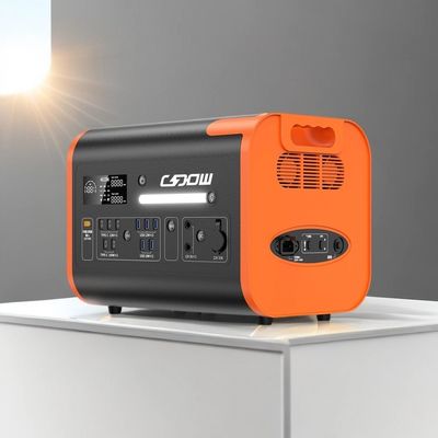 Emergência doméstica e acampamento ao ar livre Banco de energia gerador 2200W com inversor AC / DC