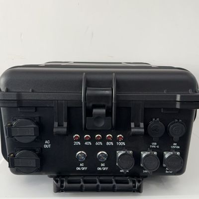 Carregador de grupo de bateria de lítio de emergência de 5000W com sistema solar de carregamento USB