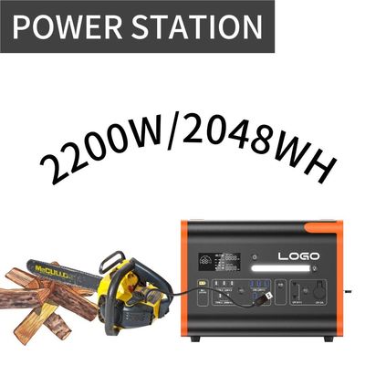 Gerador móvel portátil de 1500W Estação de energia solar Carregamento rápido Fornecimento de energia ininterrupto