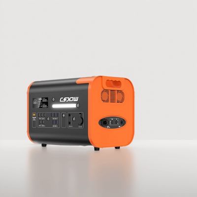 Estação de energia portátil de alta potência com bateria LiFePO4 e carga rápida dupla 2200W
