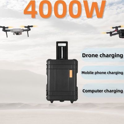 Todos os painéis solares compatíveis 4000W Carregamento dentro da estação de energia Uav portátil