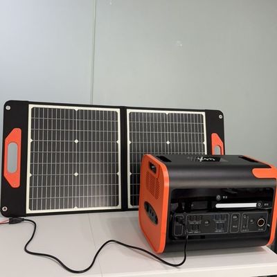 Estação de energia solar portátil de saída USB tipo C/AC/DC para acampamento/carregador de emergência de automóveis
