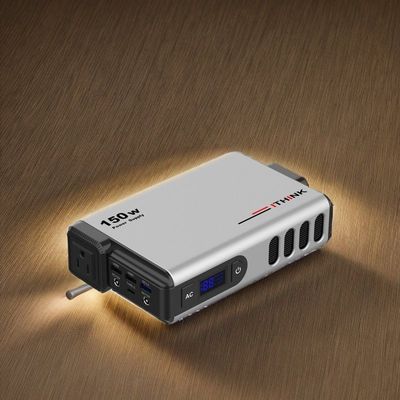 Estação de energia portátil de 150W Reciclável e carregamento rápido Em espera Armazenamento de energia solar