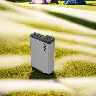Estação de Banco de Energia Solar de 150W reciclável Ideal para acampamento ao ar livre e emergência doméstica