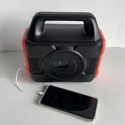 Sistema de armazenamento de energia portátil 300W Central de energia reciclável para acampamento ao ar livre 288wh