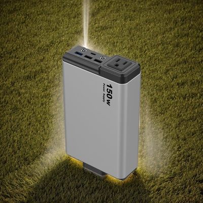 150W 115wh gerador solar acampamento bateria de lítio emergência central de energia portátil