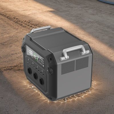 Estação de energia portátil 110V/230V-50Hz/60Hz Gerador solar 2500W 2340wh para domicílio