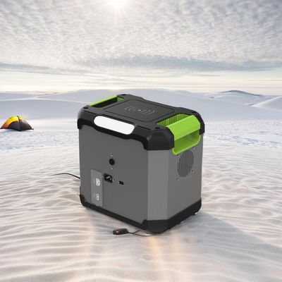 Estação de energia solar de emergência portátil de 1500W com tensão de saída AC 110/230V-50Hz/60Hz
