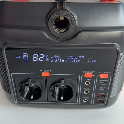 600W AC Output Estação de Energia Portátil da Ásia Oriental Exportador Sistema de Armazenamento de Energia Solar