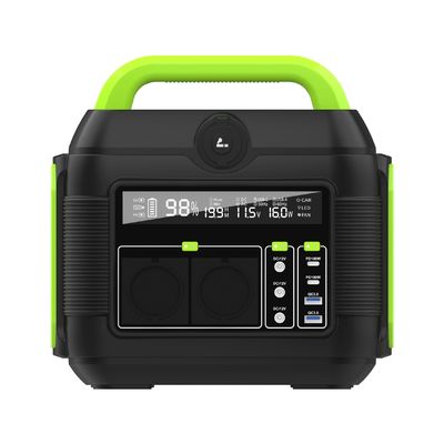 S6 220V 600W Pequeno gerador solar potável Estação de energia de lítio com alça dobrável