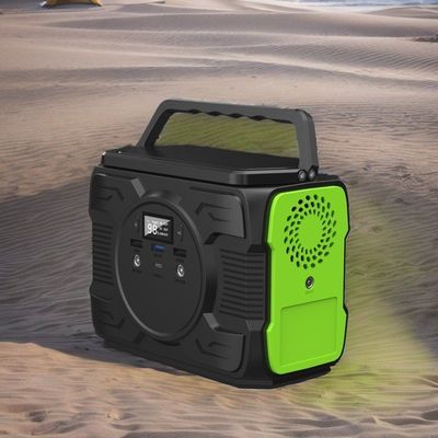 Estação de energia de acampamento portátil 200W Lítio AC DC Output Gerador de energia solar para laptop