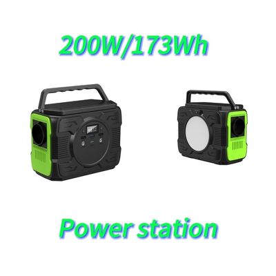 Capacidade de bateria de 48000mAh Gerador de energia móvel portátil de balcão RV para acampamento ao ar livre