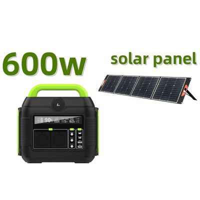Gerador Solar Portátil de Grande Capacidade de 600W para viagens sem preocupações na América do Sul