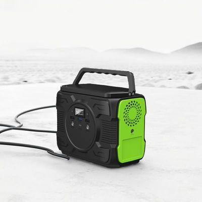 Estação de armazenamento de energia solar portátil com saída AC de 200W e saída USB