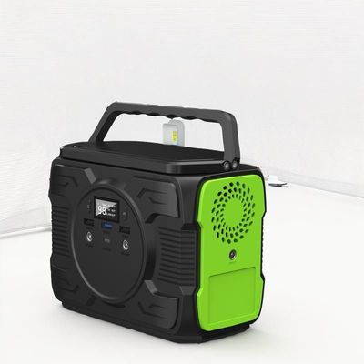 Estação de armazenamento de energia solar portátil com saída AC de 200W e saída USB
