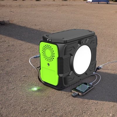 Estação de energia móvel com 5V/2.1A USB1/USB2 Exportação e 12V-16.8V/6A DC1 2 saída