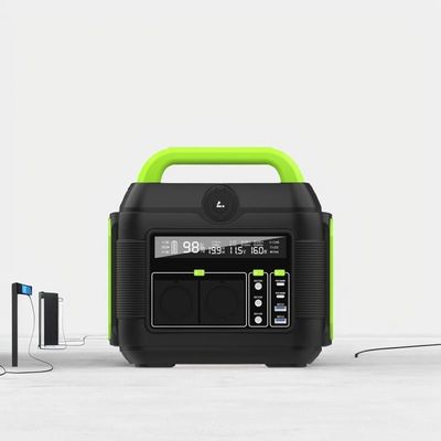 Instalação de energia solar portátil de 600W UPS para acampamento de emergência de backup 110V 220V inversor