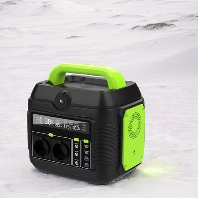 Solução de energia para acampamento ao ar livre Estação de energia de 600W com bateria de lítio e saída S6