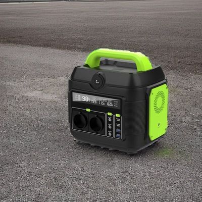 S6 Bateria de lítio Banco de energia solar exterior 600W para interrupções de energia portátil