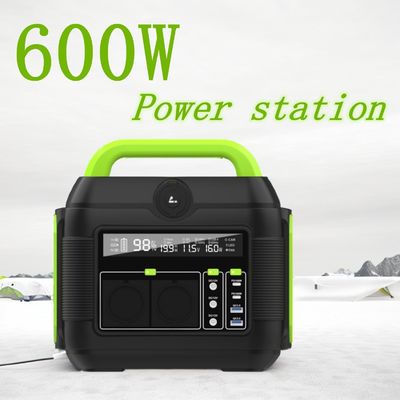 Estação de energia portátil Bateria de lítio Gerador solar 600W 300W para todos Compatível