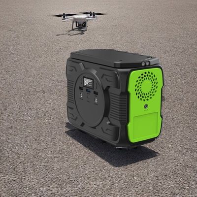 EU AC Socket 300W Bateria de lítio reciclável gerador solar para exterior