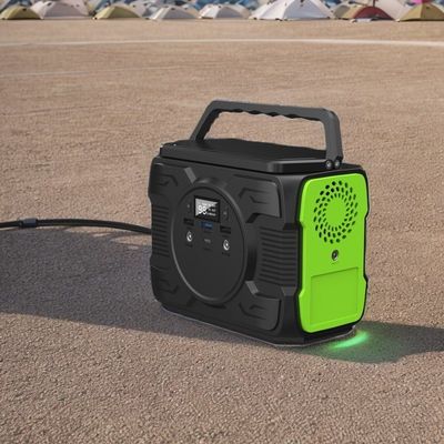 Carregador de gerador solar portátil com potência de saída AC de 200 W e entrada/saída tipo C 9V/3A
