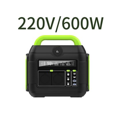 Bateria removível 600W Lítio 110V 220V Camping Mini Portátil AC Outlets Power Bank