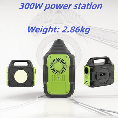 Estação de energia portátil de 300W 288wh Gerador solar externo S3 para energia de acampamento e RV