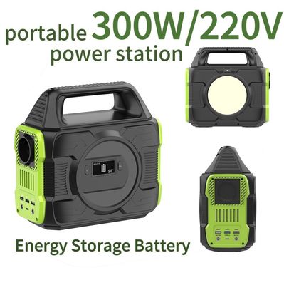 300W Custom Power Bank para BMS Outdoor Mobile Energy Storage Estação de energia reciclável