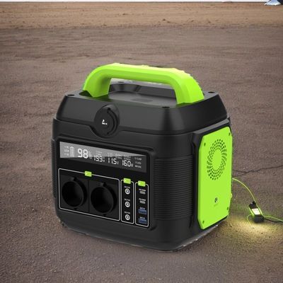 Gerador de células solares portáteis de 600W Estação de energia multifunção para aventuras ao ar livre