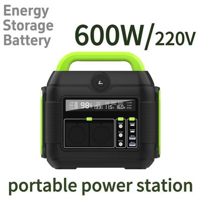 Sistema de armazenamento de energia solar portátil multifunção de 600W com adaptador e S6