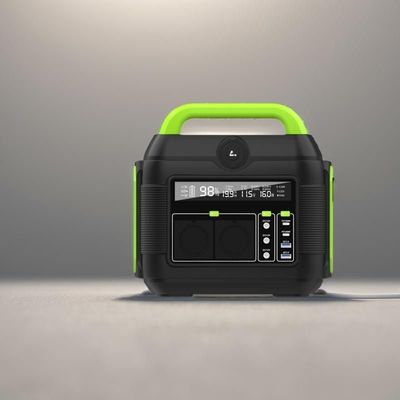 Revelar Display de Cristal Líquido 600W Fast Charging Power Mini Emergency Generator com EU AC Socket