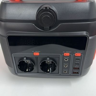 Gerador portátil de acúmulo de lítio de 600W para acampar em casa com função de proteção